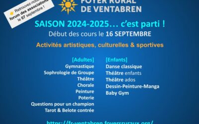 Nouvelle saison 2024-2025