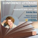 Conférence Littéraire Sandra Duhot