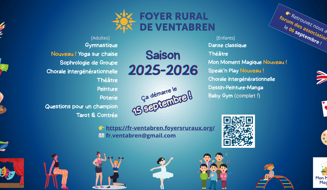 Nouvelle saison 2025-2026