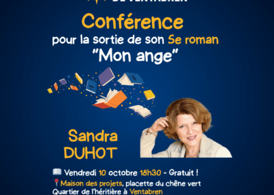 Conférence Littéraire – Sandra Duhot