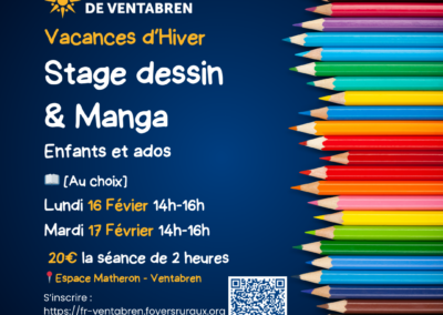 Stage Dessin Février 2026